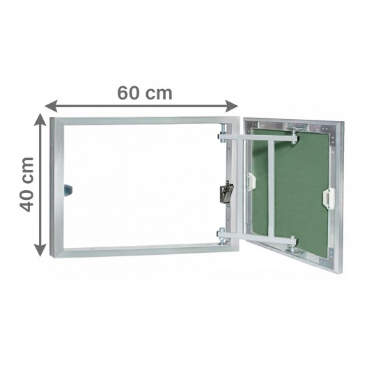Revīzijas lūka ENG 600mm x 400mm keramisko flīžu pārklājumam