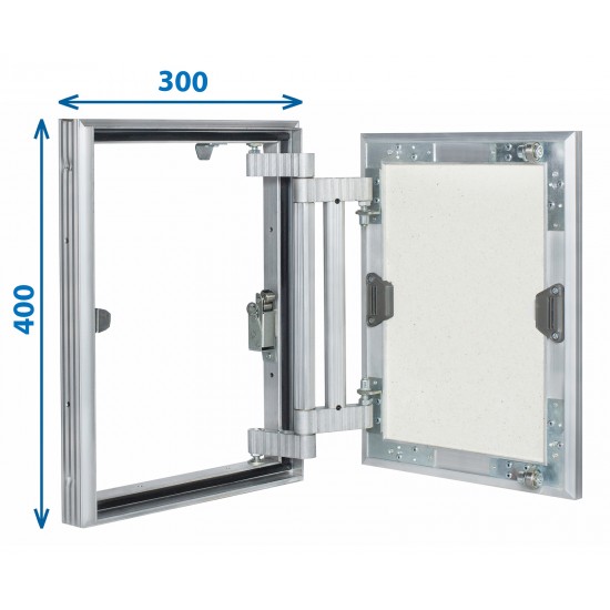 Alumīnija revīzijas lūka ARCHI 300mm x 400mm keramisko flīžu pārklājumam