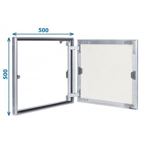 Alumīnija revīzijas lūka ARCHI 500mm x 500mm keramisko flīžu pārklājumam