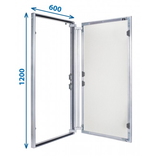 Alumīnija revīzijas lūka ARCHI 600mm x 1200mm keramisko flīžu pārklājumam