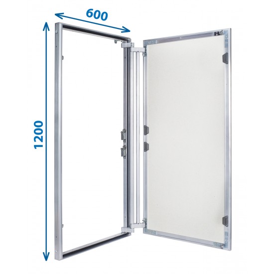 Alumīnija revīzijas lūka ARCHI 600mm x 1200mm keramisko flīžu pārklājumam
