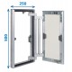 Alumīnija revīzijas lūka ARCHI 250mm x 500mm keramisko flīžu pārklājumam