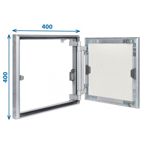 Alumīnija revīzijas lūka ARCHI 400mm x 400mm keramisko flīžu pārklājumam
