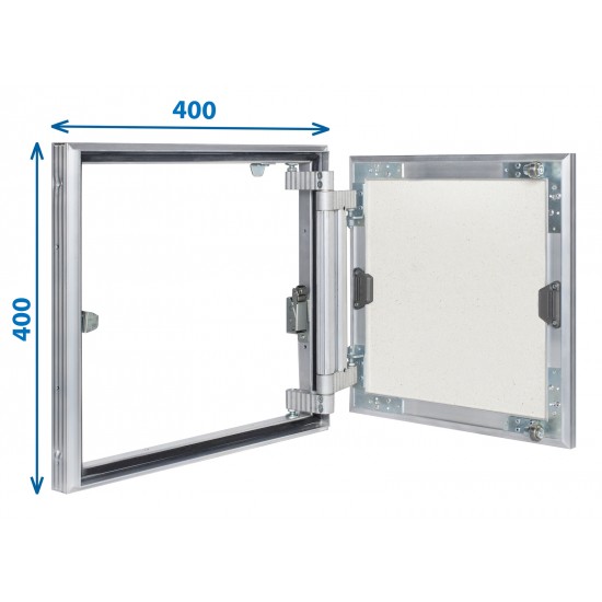 Alumīnija revīzijas lūka ARCHI 400mm x 400mm keramisko flīžu pārklājumam