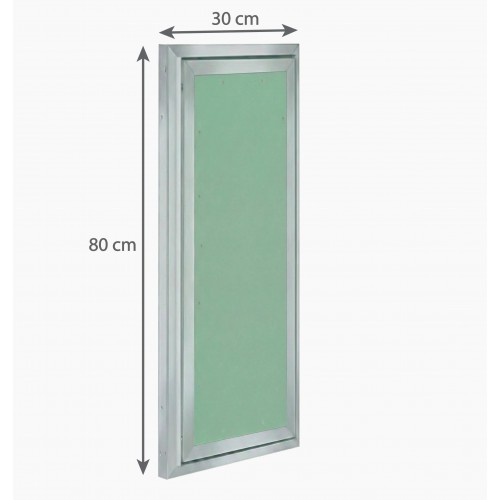Alumīnija revīzijas lūka ARCHI 300mm x 800mm keramisko flīžu pārklājumam