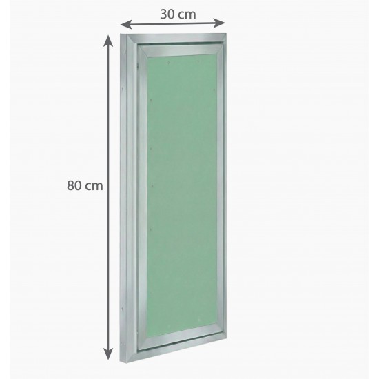 Alumīnija revīzijas lūka ARCHI 300mm x 800mm keramisko flīžu pārklājumam