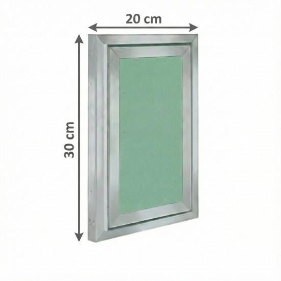 Alumīnija revīzijas lūka ARCHI 200mm x 300mm keramisko flīžu pārklājumam