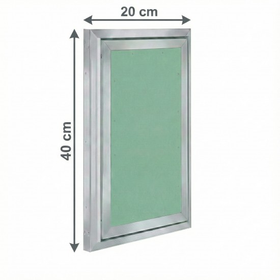 Alumīnija revīzijas lūka ARCHI 200mm x 400mm keramisko flīžu pārklājumam