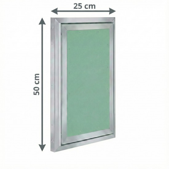 Alumīnija revīzijas lūka ARCHI 250mm x 500mm keramisko flīžu pārklājumam