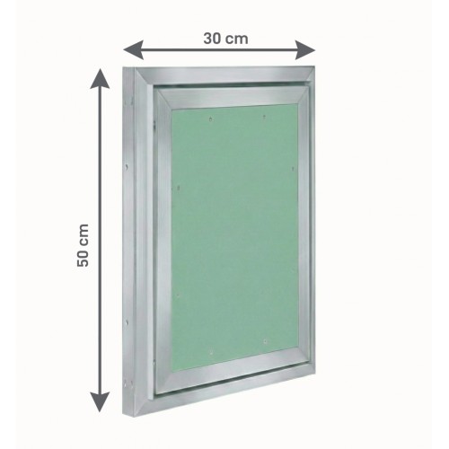 Alumīnija revīzijas lūka ARCHI 300mm x 500mm keramisko flīžu pārklājumam