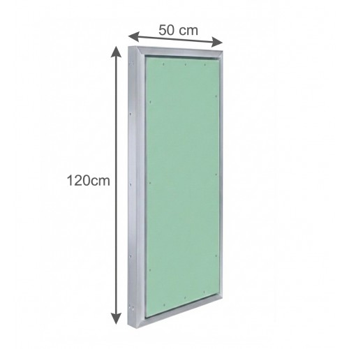 Alumīnija revīzijas lūka ARCHI 500mm x 1000mm keramisko flīžu pārklājumam