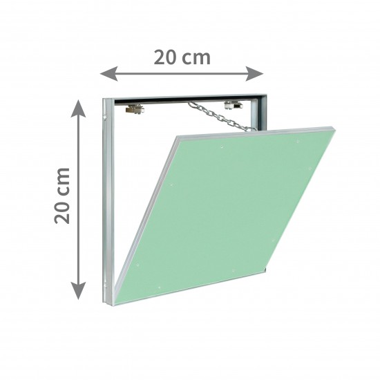 Revīzijas lūka "SANY" 200mm x 200mm keramisko flīžu pārklājumam