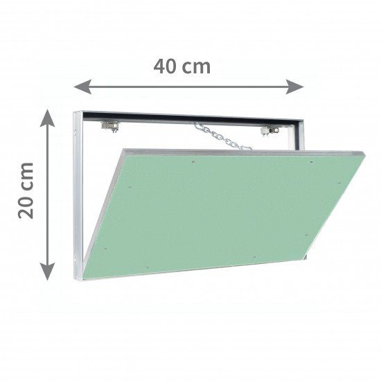 Revīzijas lūka "SANY" 400mm x 200mm keramisko flīžu pārklājumam