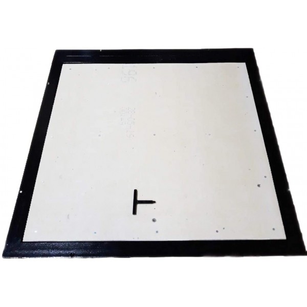 Grīdas tērauda tehniskā (revīzijas) lūka izmērs 60 cm x 110 cm H